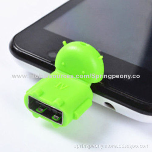 USB OTG Adapters for Digital Device, Various Colors Available